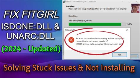 how to fix fitgirl isdone.dll|Repacks Troubleshooting .